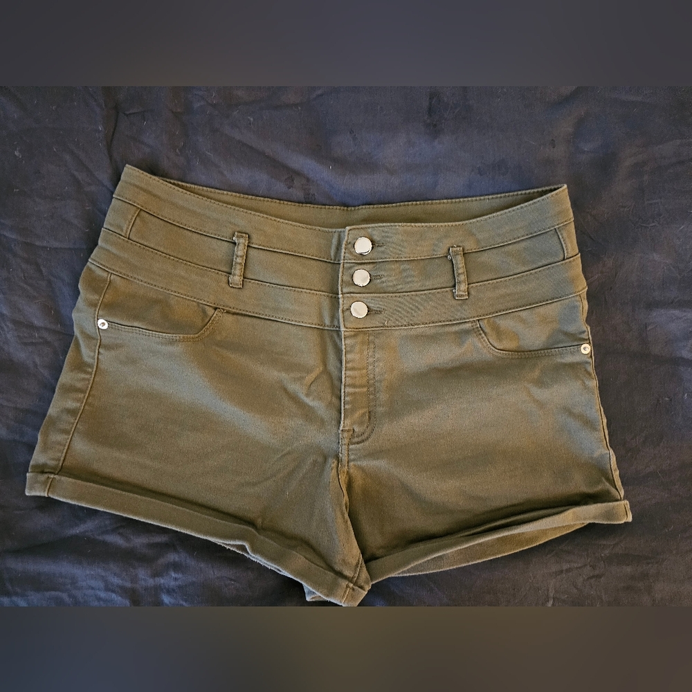 Love Fire high rise cheeky shorts
